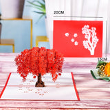 Pop Up Anniversary Card 3D Handmade Birthday Valentines Day Greeting Cards for Couples Wife Women Husband