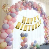 1 Set HAPPY BIRTHDAY Paper Banner Bunting Garland Party Hanging Decoration Photo Prop Backdrop Pennant Decor Birthday Supplies