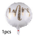 Bride To Be Balloons Rose Gold Party Decoration Crown Miss To Mrs Balloon Team Bride To Be Hen Bachelor Party Decoration Supplie