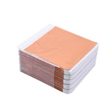 100pcs Imitation Gold Silver Foil Paper Leaf Sheet Gilding DIY Art Craft Paper Birthday Party Wedding Cake Dessert Decorations