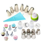 Cifeeo Stainless Steel DIY Pastry Nozzle Icing Piping Nozzle Pastry Tips Tulip Flower Cookie Chocolate Mold Baking Tool Cake Decorating