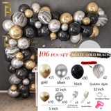 Back to school decoration  Cifeeo  169 Pcs Balloons Garland Wreath Metallic Confetti Balloon DIY Wedding Backdrop Arch Kit Baby Shower Birthday Party Decoration