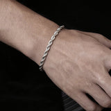 Cifeeo  New Trendy Figaro Chain Men Bracelet Simple Punk Stainless Steel Chain Bracelet For Men Jewelry Gift