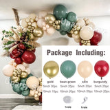 162Pcs White Sand Gold Balloons Arch Garland Retro Color Birthday Balloons Wedding Birthday Baby Shower Party Backdrop Decor