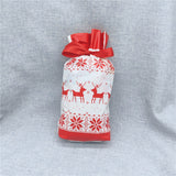 Christmas Gift 3/10Pcs Santa Gift Bag Candy Bag Snowflake Crisp Drawstring Bag Merry Christmas Decorations for Home New Year  Noel Presents