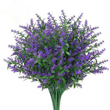 Artificial Flower Plastic Lavender Fake Plant Wedding Home Garden Decoration Bridal Bouquet Photography Props Household Products