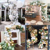 Cifeeo  119pcs New Retro Color Bean Paste Green Balloon Arch Garland Kit  Wedding Hawaiian Party Birthday Ballons Globos Decoration