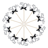 30 40 50 60 Years Old Cupcake Toppers Birthday Party Anniversary Adult 30th 40th 50th 60th Birthday Cake Decorations Supplies