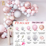 Back to school decoration  Cifeeo  169 Pcs Balloons Garland Wreath Metallic Confetti Balloon DIY Wedding Backdrop Arch Kit Baby Shower Birthday Party Decoration