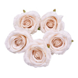 Cifeeo 10pcs 10cm Big Head Silk Rose Flower Decorative Blossom Wedding Home Decoration Accessories DIY Wreath Gift Scrapbooking Crafts