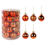 34pcs/lot Colorful Christmas Balls Xmas Tree Ornaments Christmas Tree Balls Kerst Navidad Natal Decorations New Year 2021 Gift