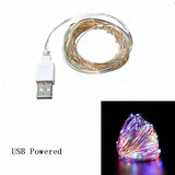 Christmas Gift 1m 2m 3m Copper Wire LED String Lights Christmas Decorations for Home Garland Bottle Stopper for Glass Craft New Year Decoration