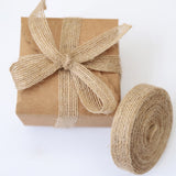 Christmas Gift 5M/Roll Vintage Natural Jute Ribbon DIY Wedding Birthday Party Garland Bouquet Crafts Gift Box Home Decoration Accessories