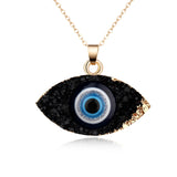 Back To School  1PC Blue Glass 30mm Evil Eye Pendants Necklace For Women Men Turkey Evil Eyes Lucky Necklace Choker Jewelry Accessories