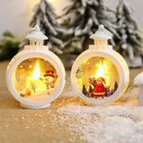 New Santa Claus Snowman Led Wind Lamp New Year  Navidad Merry Christmas Table Decorations for Home House Xmas Gift