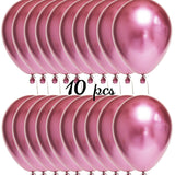 Back  To School Cifeeo 10/20 Rose Confetti Latex Transparent Balloons Metallic Confetti Ballon Baby Shower Kids Birthday Party Wedding Decoration Ball