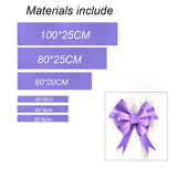 Large Bowknot DIY Handmade Accessories Make Foam Flower Party Wedding Arch Decor Home Background Wall Hanging Decoration