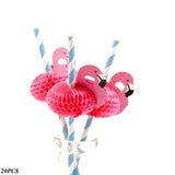 20PCS Flamingo Cupcake Toppers DIY Cakes Topper Picks Pinapple Topper Wedding/Birthday Party Decoration Baby Shower Supplies