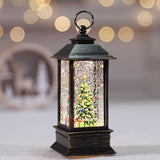 Christmas Gift Christmas Gift LED Night Light Glow Cute Portable Small Oil Lamp Holiday Decoration Desktop Ornaments Wind Lantern 2022 New Year