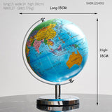 Christmas Gift Home Decor Accessories Retro World Globe Modern Learning World Map Globe Kids Study Desk Decor Globe Geography Kids Education