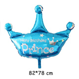 Birthday Party Decors Blue Latex Balloon Disposable Tableware 1st Kids Baby Shower Decoration Supplies Boy Birthday Party Globos