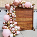 Christmas Gift Balloon Wreath Arch Kit Pink Rose F Gold Latex Balloon Bag Baby Shower Wedding Birthday Party Decoration Balloon Pink Rose Gold