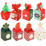 Christmas paper Kids Candy Box Bag Navidad  New year christmas home decoration Natal gift bags Kerst Noel Treats packing box