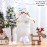 PATIMATE Christmas Angel Plush Doll Pendant Christmas Tree Ornament Christmas Decoration for Home Xmas Gifts Noel Navidad