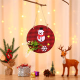 Christmas Gift Christmas Tree Pendant Christmas Ornament Garland Wooden Ornaments Patch Wooden House Number Door Hanger 2022 Xmas Gift