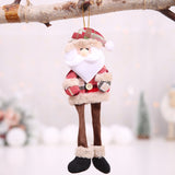 Christmas Gift Supplier 2021 Christmas Decorations for Home Pendants Navidad Christmas Tree Ornaments Hanging Doll Craft Decor Kids Gift