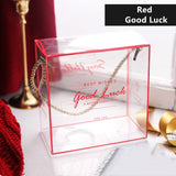 StoBag 10pcs Transparent Portable Box Wedding Birthday Party Baby Shower Baking Cookies Cake Boxes And Packaging Decoration