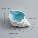 Creative Ceramic Shell Ashtray Beach Ashtray Tobacco Tray Weed Somking Accessories Home Desk Accessories Gift for Boyfriend