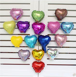 Christmas Gift 50pcs 5inch Foil Star Balloons Heart balloon Wedding Decoration Silver Gold Heart Balloons Birthday Baby Shower Wedding Supplies