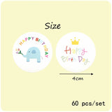 Christmas Gift 1SET Elephant Baby Shower/Gender Reveal Decoration Cartoon Balloons Cake Toppers Candy Box Happy Birthday Picks Party Supplies