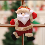 Christmas Gift 2023 Happy New Year Christmas Ornaments DIY Xmas Gift Santa Claus Snowman Tree Pendant Doll Hang Decorations for Home Noel Natal