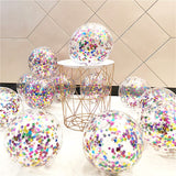 Cifeeo  1Set 7 Tubes Balloon Stand Ballon Holder Column Confetti Ballons Baby Shower Birthday Party Wedding Xmas Decoration Supplies