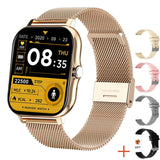 Christmas Gift Full Touch Sport Smart Watch Men Women Heart Rate Fitness Tracker Bluetooth call Smartwatch wristwatch GTS 2 P8 plus watch+Box