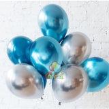 Christmas Gift 50/100pcs Metallic Latex Balloons 5/10/12 Inch Gold Silver Chrome Ballon Wedding Decorations Globos Birthday Party Supplies