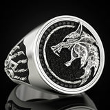 Vintage Engraving Knight Pattern Rings Punk Hip Hop Finger Jewelry Accessories Unisex Women Men Metal Rings Ancient Rome Rings