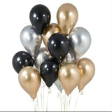 15 Pcs 10inch Blue/pink White Silver Mixed Latex Balloons For Happy Birthday Supplies Baby Shower Decoration Helium Balloon