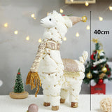 Christmas Decorations For Home Lovely Snowman Doll Standing Toys Christmas Tree Decorations Ornaments Xmas New Year Gifts Kids