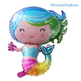 Mermaid Ballon Kids Birthday Party Decor Metal Pearl Latex Balloon Little Mermaid Birthday Party Supplies Chrome Metallic Globos