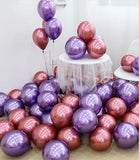 50pc 10inch 5inch Gold Silver Black Metal Latex Balloons Wedding Decorations Matte Helium Globos Birthday Party Decoration Adult