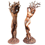 Sculpture God Or Goddess Of Tree Statue Resin Figurine Highly Detailed Garden Sculpture For Home Office Or Outdoor Garden