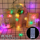 FRIGG LED String Fairy Lights Xmas Snowflakes Snowman 2022 Christmas Ornament Decorations For Home Noel Navidad New Year 2023