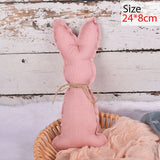 Cifeeo  Stuffed Rabbit Doll Easter Decoration For Home Cloth Art Bunny Ornaments Happy Easter Party Supplies Kids Gift