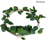 Christmas Wreath Barries Cones Artificial Vine Hanging Floral Foliage Garland Christmas Decorations for Home Navidad Natal 2022