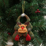 Christmas Gift Beautiful Jingle Bells Bear Christmas Party Decoration Pendants DIY Crafts Xmas Tree Ornaments Little Home Kids Gift Noel Decor