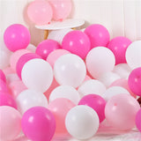 10pcs Rose White Black pink Latex Balloons Birthday Party Wedding Decoration Inflatable balloon Air Kids Toys Baby Shower ballon