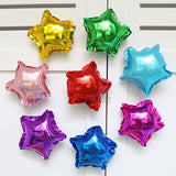 Christmas Gift 50pcs 5inch Foil Star Balloons Heart balloon Wedding Decoration Silver Gold Heart Balloons Birthday Baby Shower Wedding Supplies